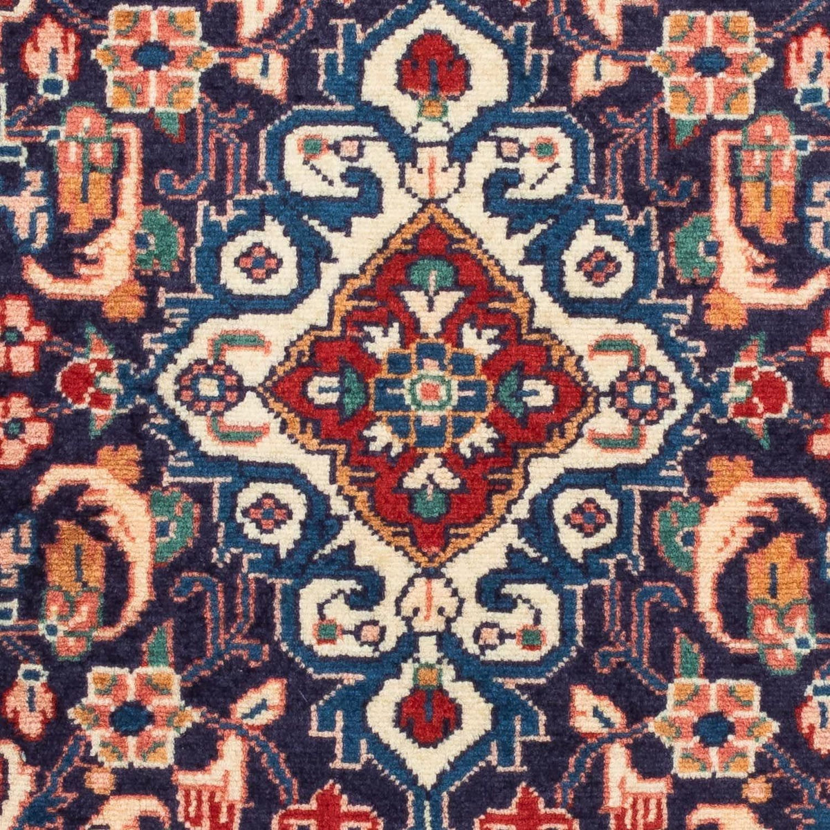 Perski dywan - Nomadyczny - 131 x 80 cm - ciemnoniebieski