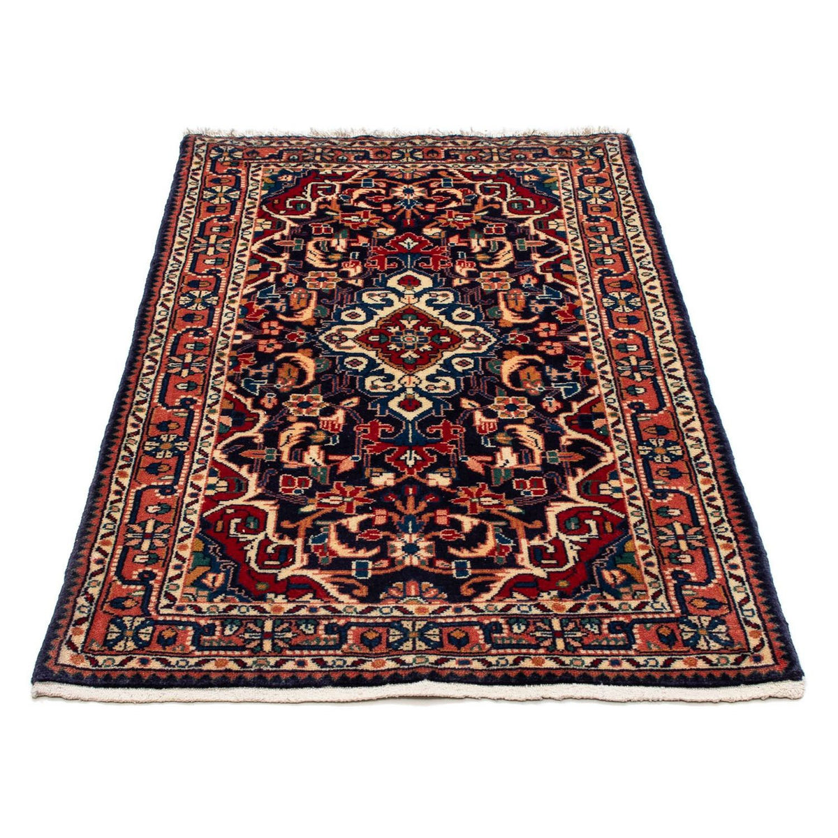 Perski dywan - Nomadyczny - 131 x 80 cm - ciemnoniebieski