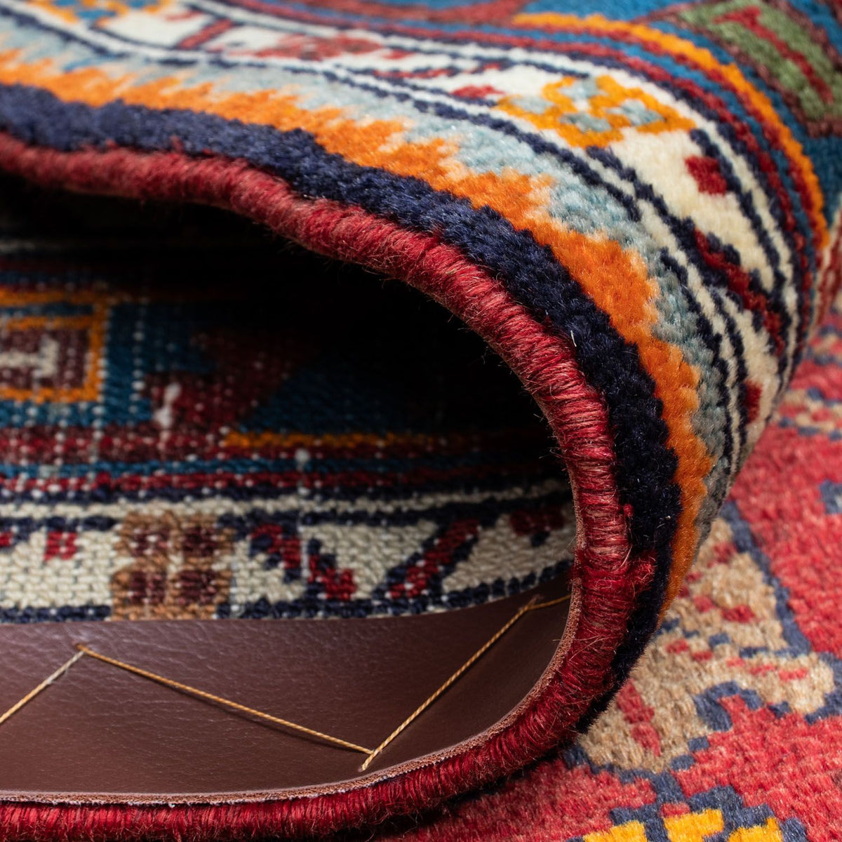 Perski dywan - Nomadyczny - 130 x 87 cm - czerwony