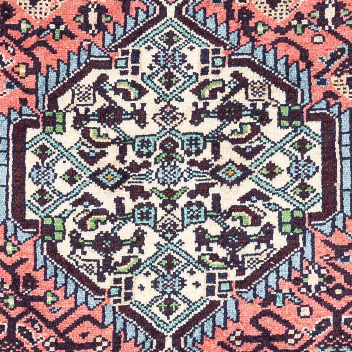 Perski dywan - Nomadyczny - 118 x 85 cm - jasna czerwień