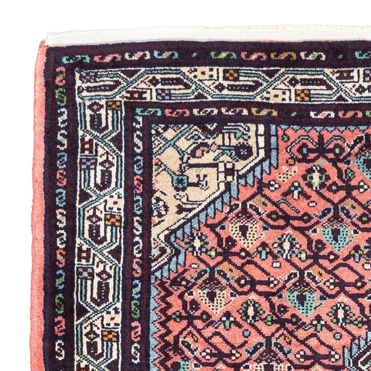 Perski dywan - Nomadyczny - 118 x 85 cm - jasna czerwień