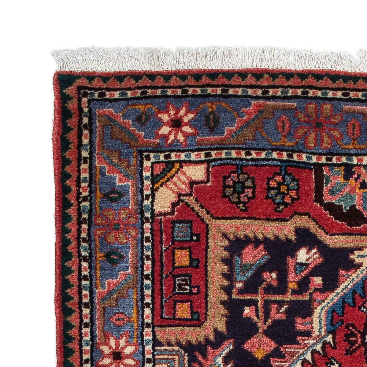 Perski dywan - Nomadyczny - 136 x 89 cm - ciemnoniebieski