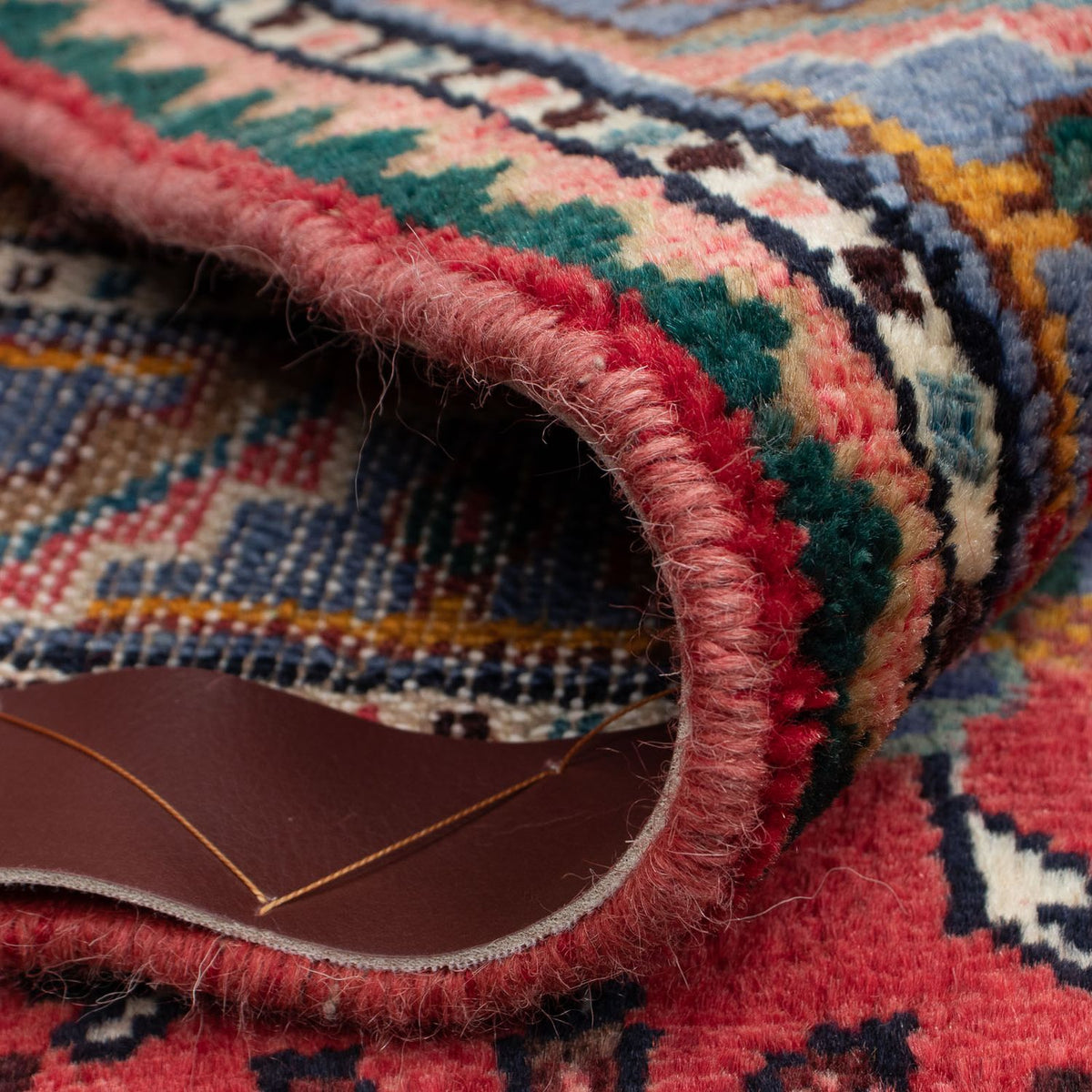 Perski dywan - Nomadyczny - 136 x 89 cm - ciemnoniebieski