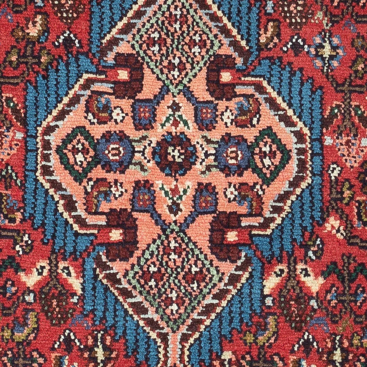 Perski dywan - Nomadyczny - 133 x 76 cm - czerwony