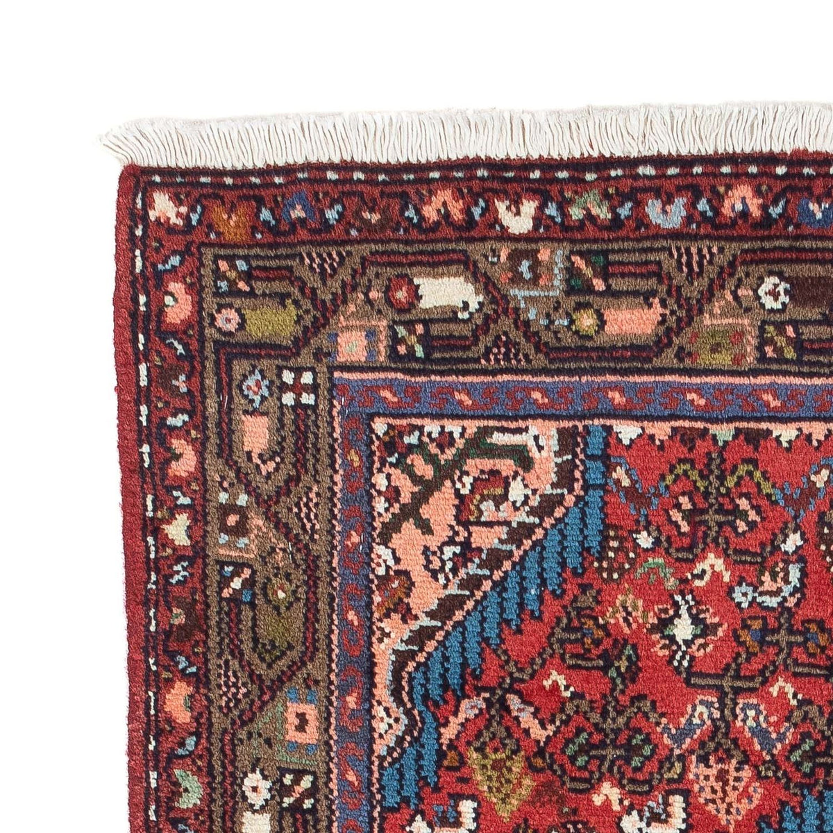 Perski dywan - Nomadyczny - 133 x 76 cm - czerwony