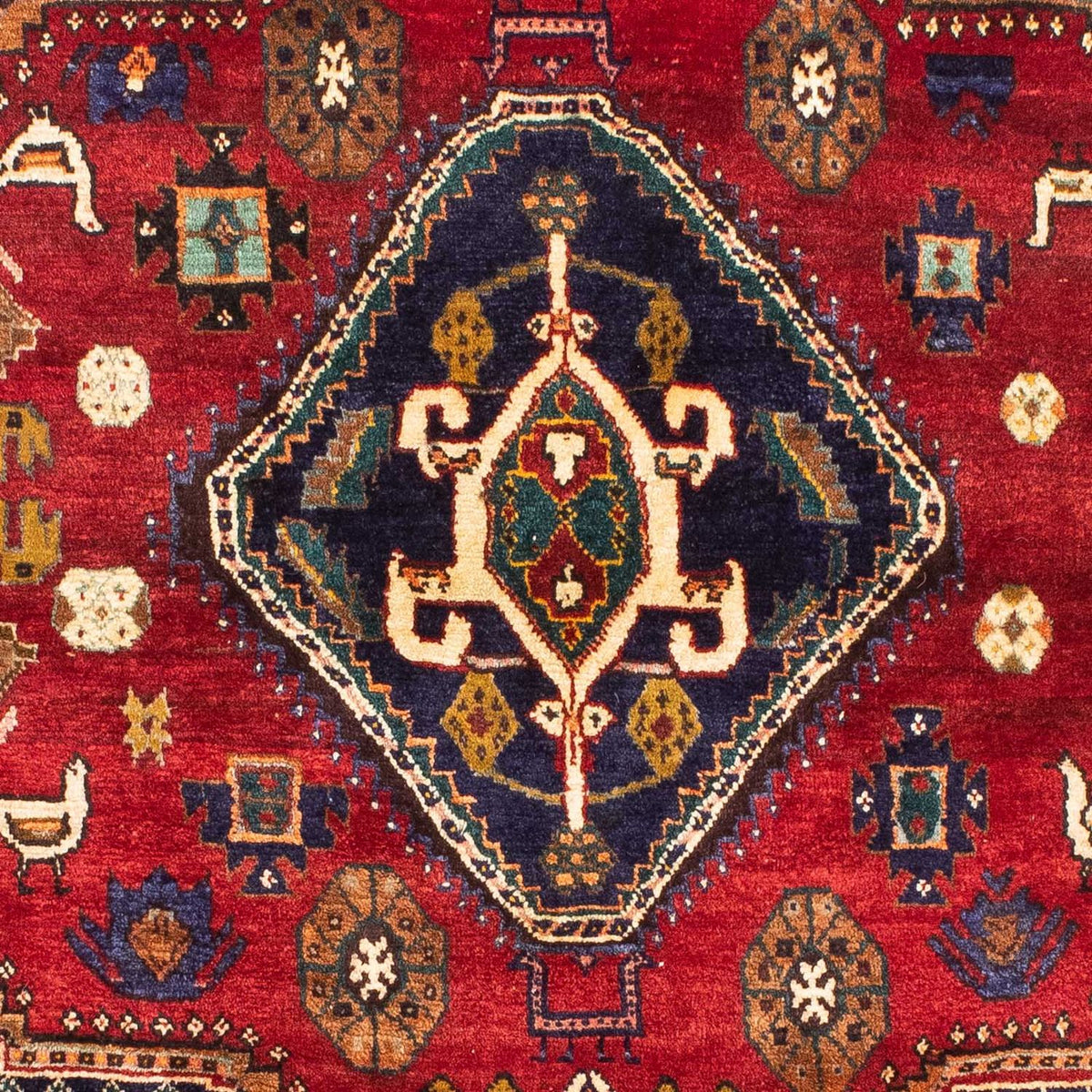 Perski dywan - Nomadyczny - 190 x 120 cm - ciemna czerwień