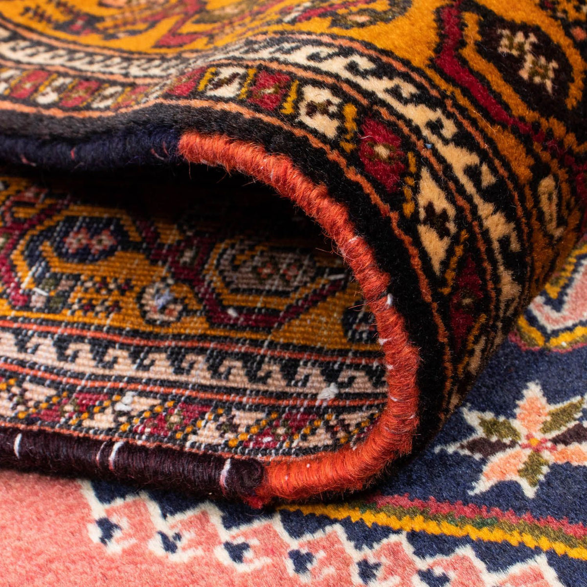 Biegacz Perski dywan - Nomadyczny - 403 x 100 cm - jasna czerwień