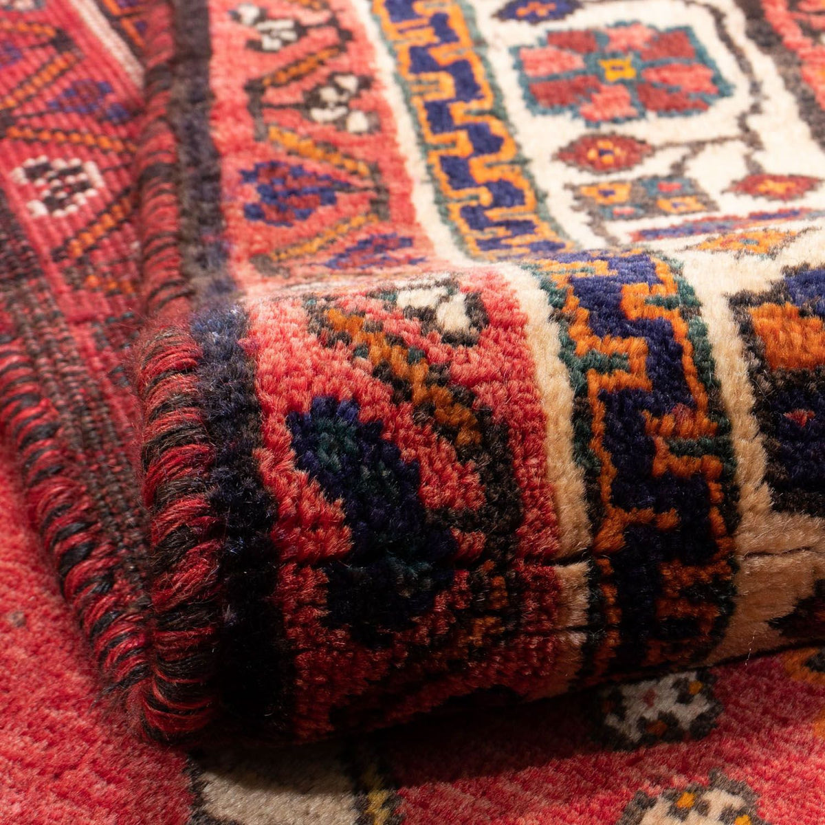 Perski dywan - Nomadyczny - 290 x 195 cm - jasna czerwień