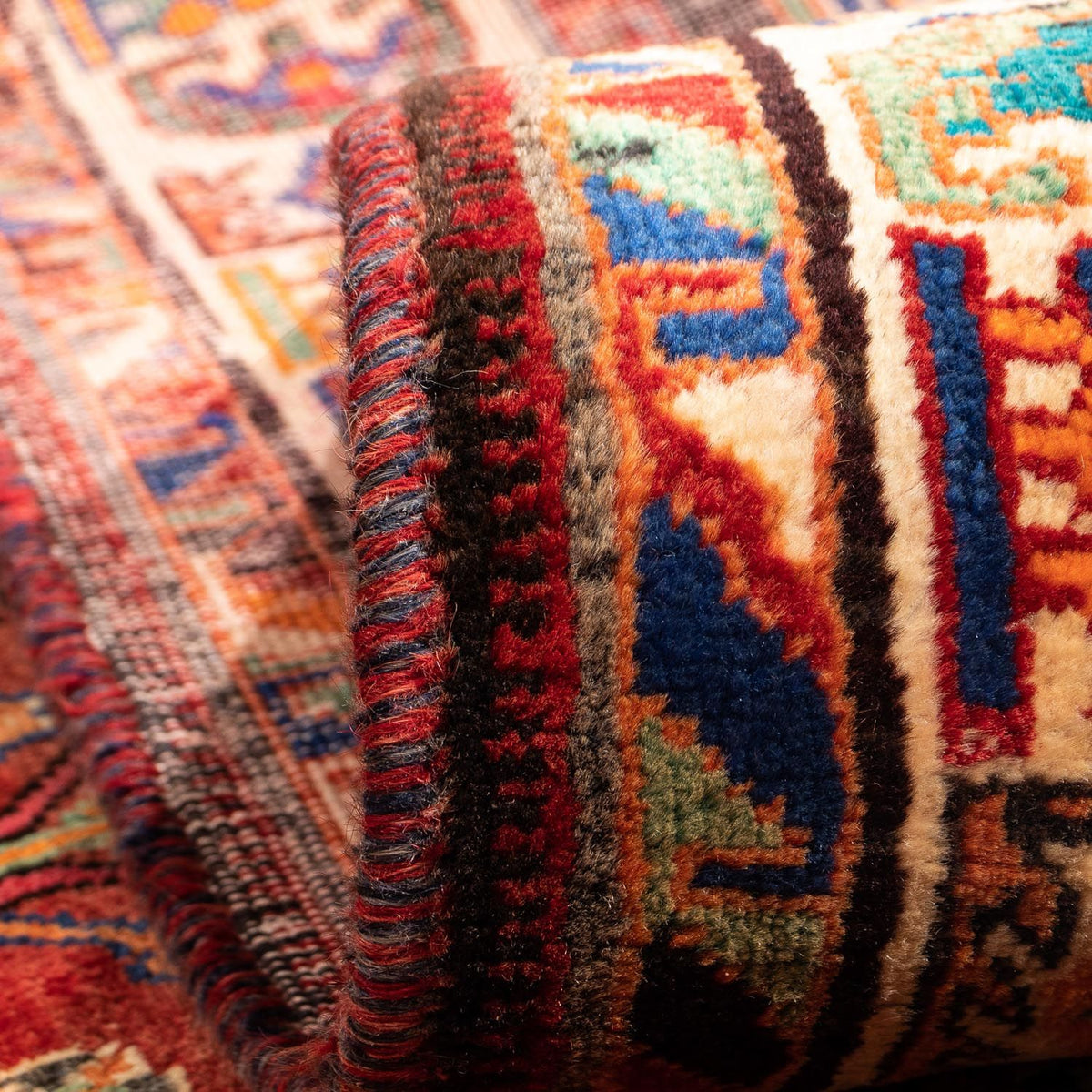 Perski dywan - Nomadyczny - 300 x 220 cm - ciemna czerwień