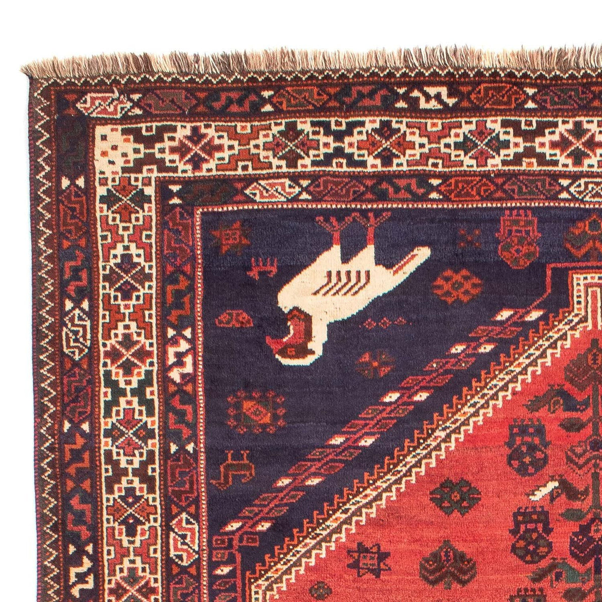 Perski dywan - Nomadyczny - 312 x 215 cm - jasna czerwień