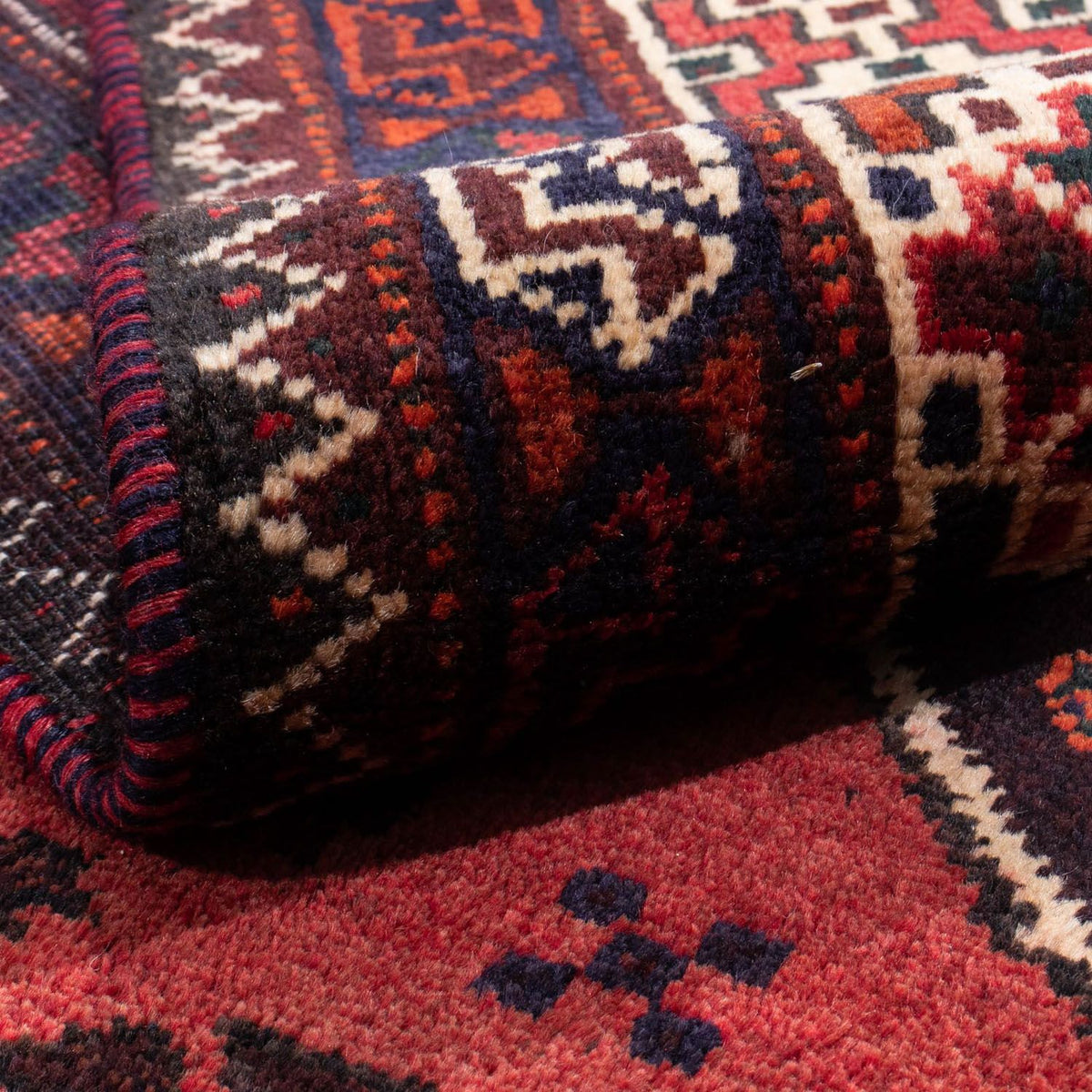 Perski dywan - Nomadyczny - 312 x 215 cm - jasna czerwień