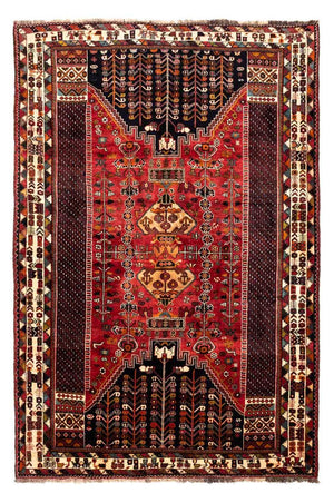 Perski dywan - Nomadyczny - 255 x 175 cm - ciemna czerwień