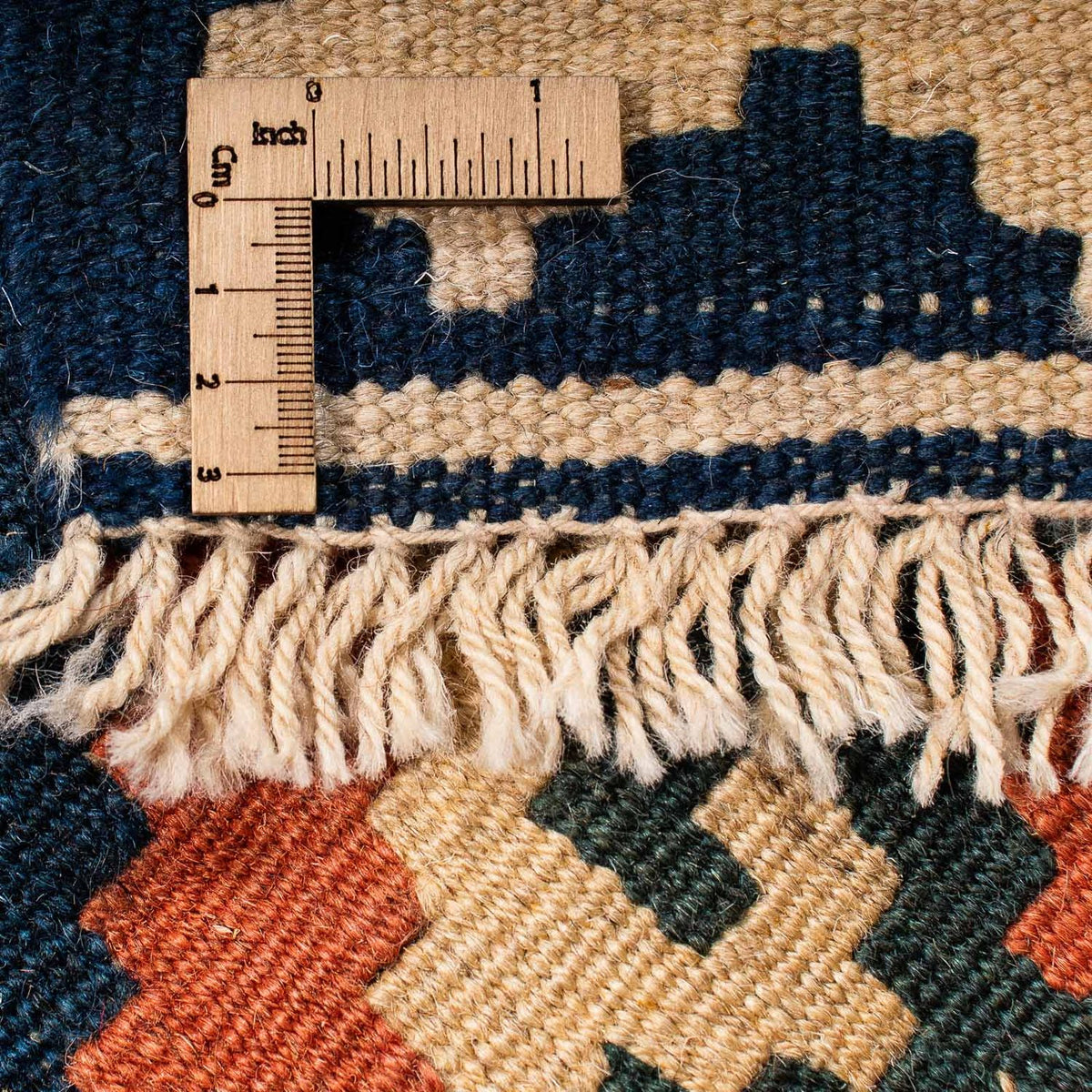 Dywan Kelim - Orientalny - 265 x 218 cm - wielokolorowy