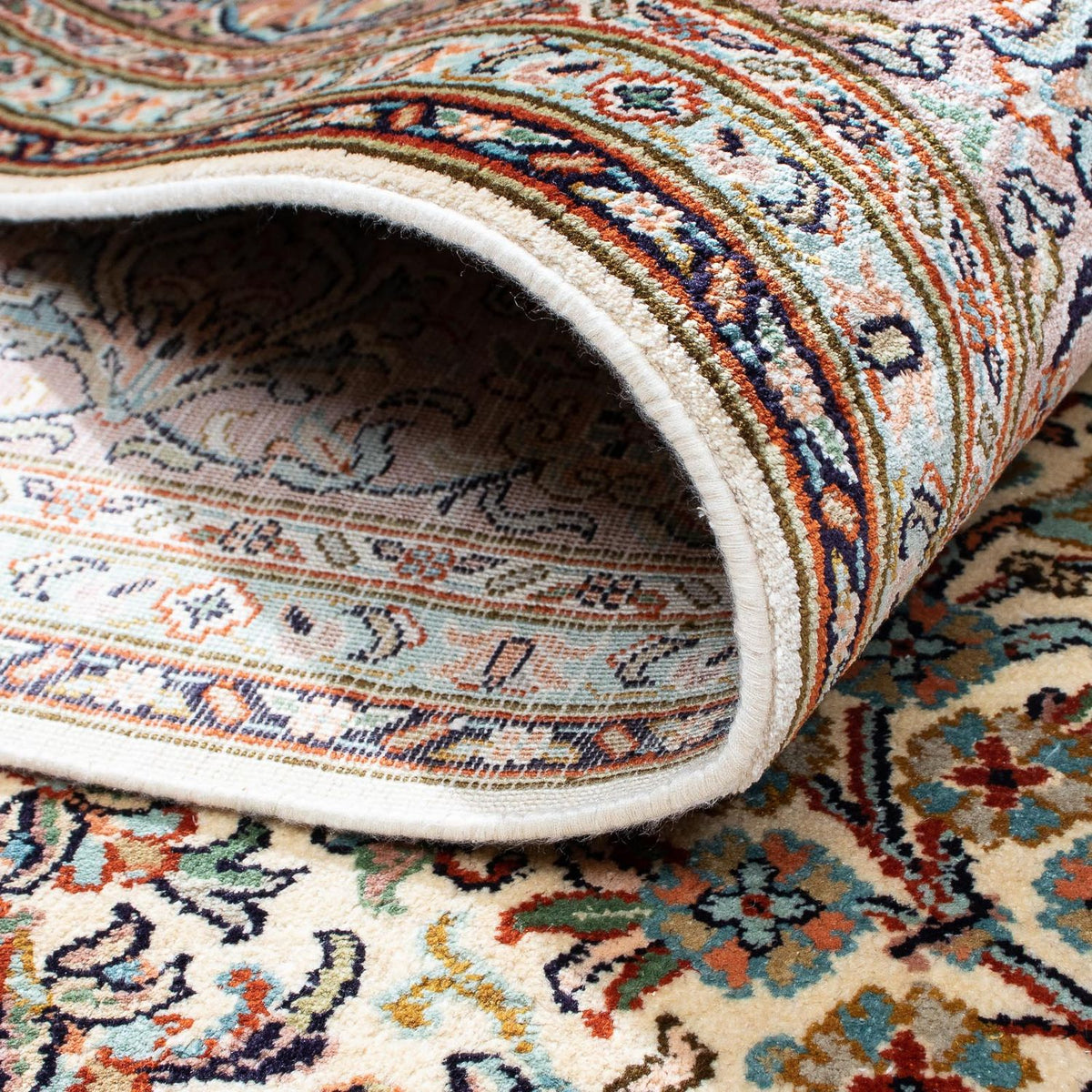 Dywan perski - Klasyczny - 242 x 199 cm - beżowy