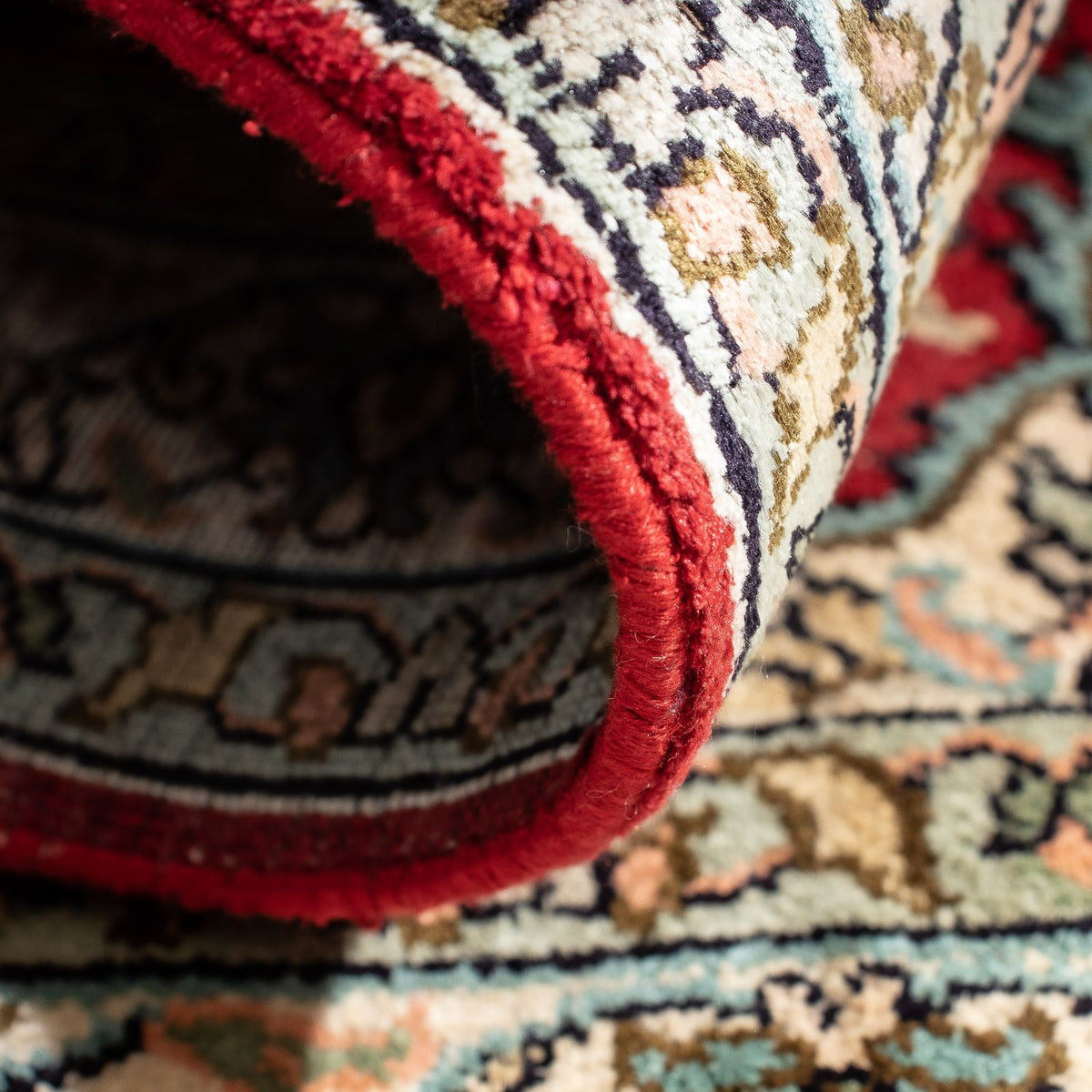 Dywan perski - Klasyczny - 95 x 62 cm - ciemna czerwień