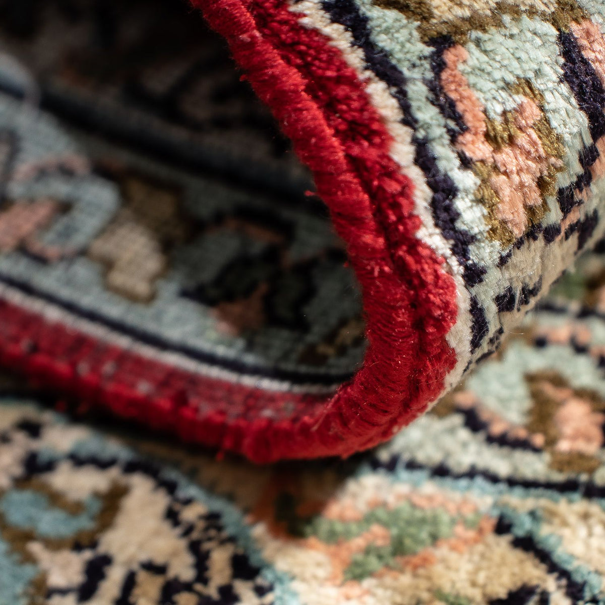 Dywan perski - Klasyczny - 96 x 64 cm - ciemna czerwień