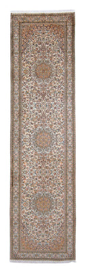 Biegacz Jedwabny dywan - Kashmir Silk - 316 x 81 cm - beżowy