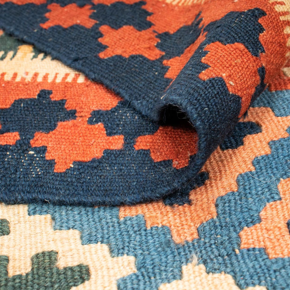 Dywan Kelim - Orientalny - 273 x 191 cm - wielokolorowy