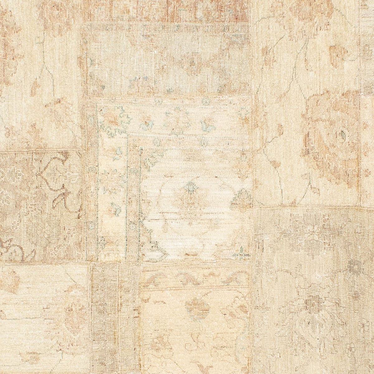 Dywan patchworkowy - 299 x 236 cm - wielokolorowy