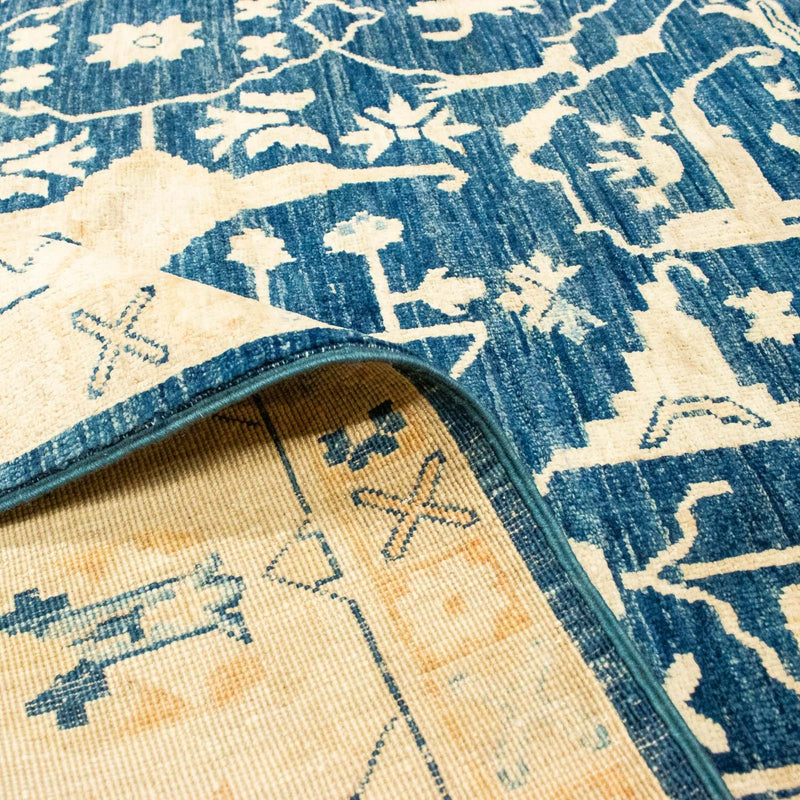 Dywan Zieglera - 227 x 188 cm - ciemnoniebieski