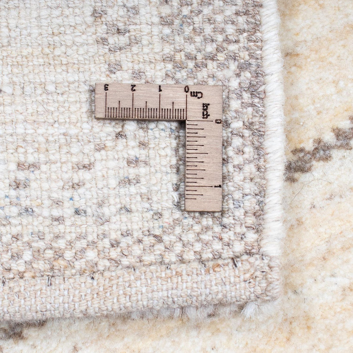 Biegacz Dywan Gabbeh - Loribaft Perski - 345 x 75 cm - beżowy