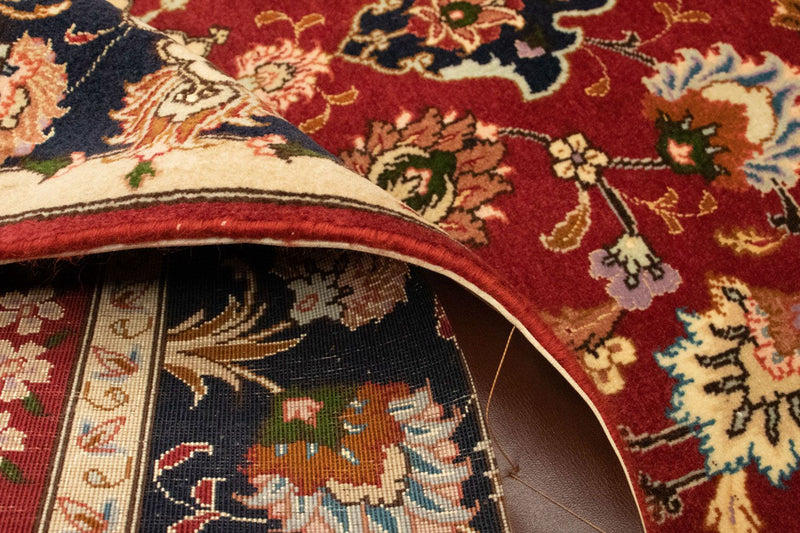 Dywan perski - Tabriz - Królewski - 207 x 148 cm - czerwony