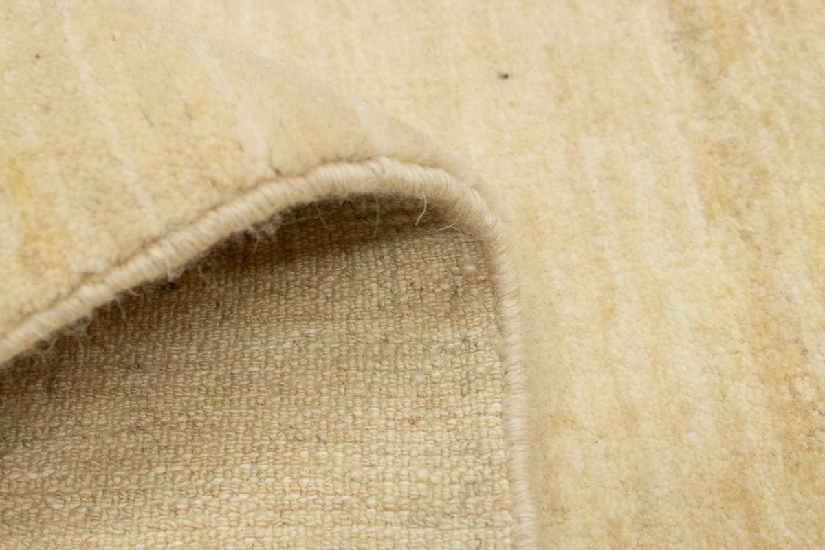 Biegacz Dywan Gabbeh - perski - 334 x 83 cm - beżowy