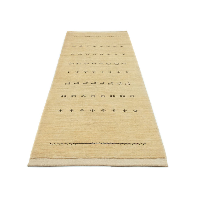 Biegacz Dywan Gabbeh - perski - 255 x 85 cm - wielokolorowy