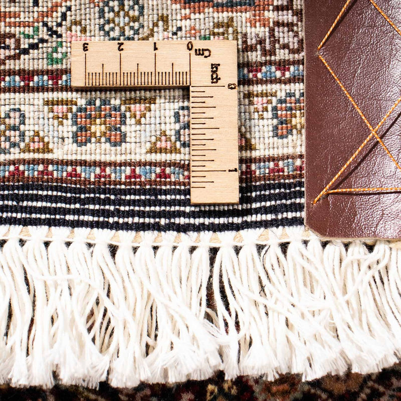 Biegacz Dywan perski - Tabriz - 302 x 82 cm - ciemnoniebieski