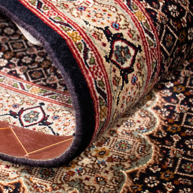 Biegacz Dywan perski - Tabriz - 295 x 77 cm - ciemnoniebieski