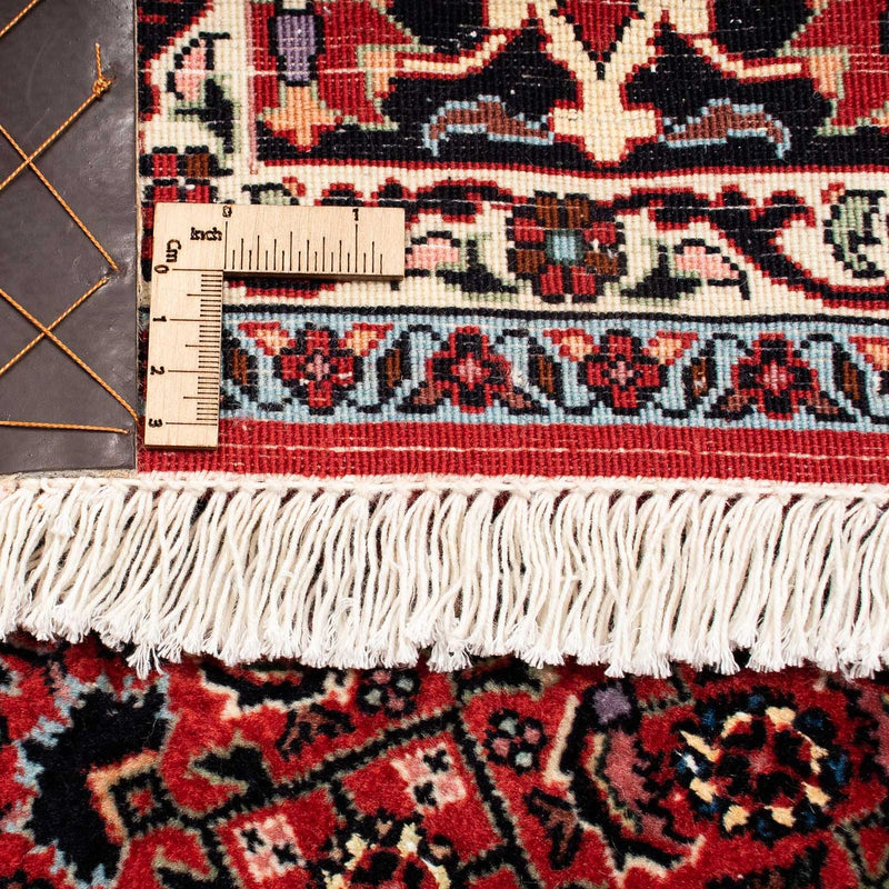 Dywan perski - Bijar kwadratowy  - 200 x 197 cm - ciemna czerwień