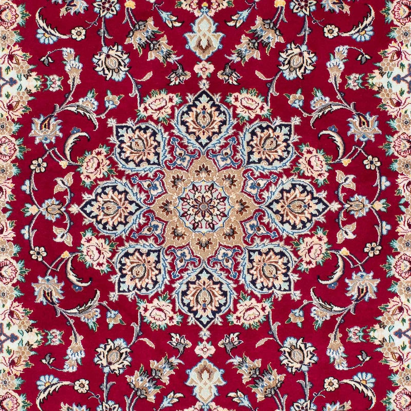 Dywan perski - Isfahan - Premium - 194 x 131 cm - ciemna czerwień