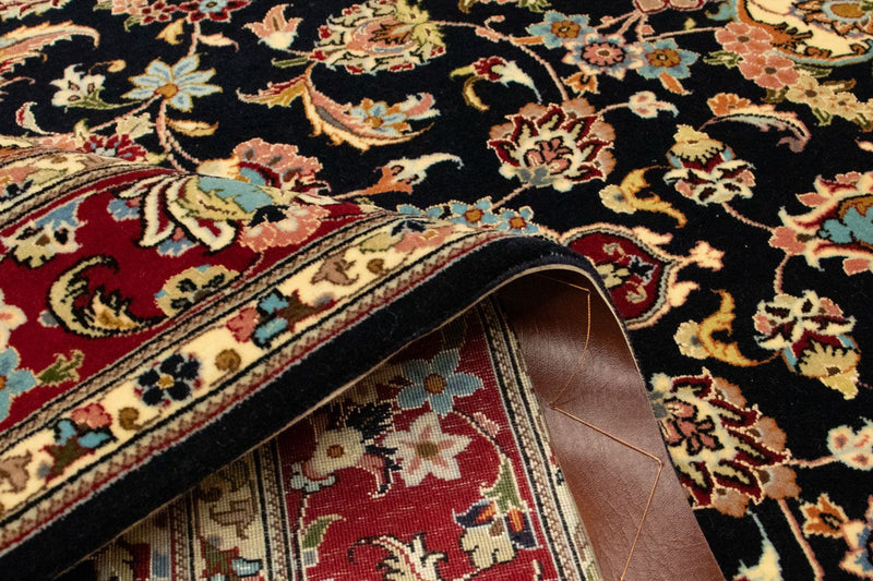 Dywan perski - Ghom - 157 x 105 cm - czarny