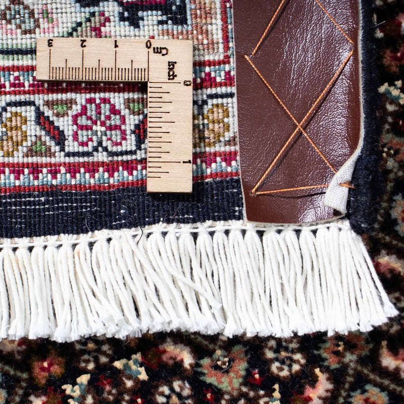 Biegacz Dywan perski - Tabriz - 209 x 85 cm - ciemnoniebieski