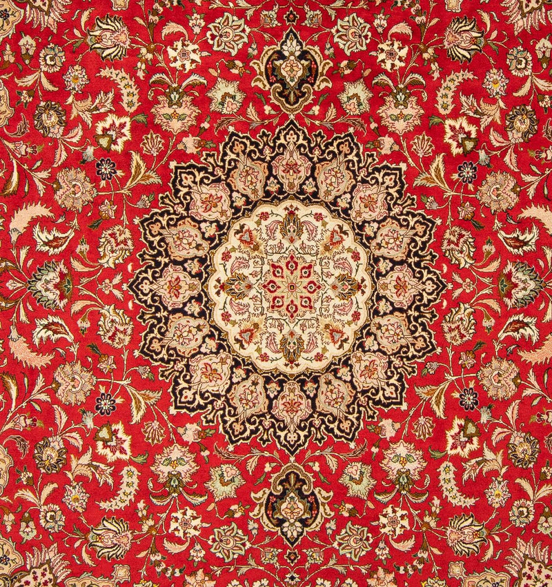 Dywan perski - Tabriz - Królewski - 268 x 204 cm - czerwony