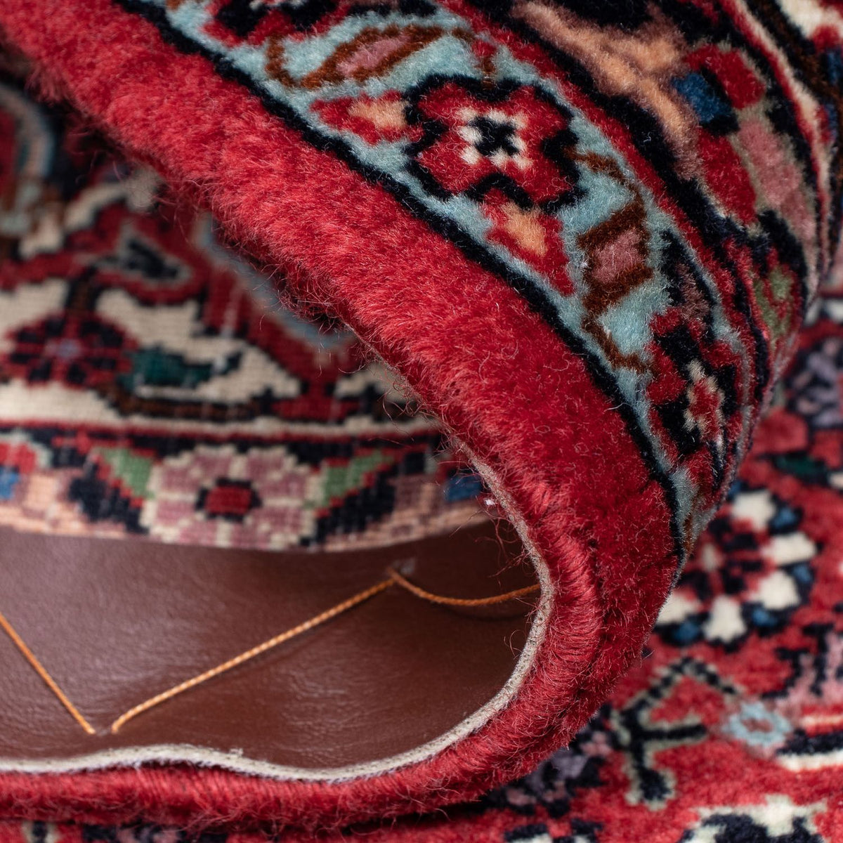 Dywan perski - Bijar - 208 x 134 cm - czerwony