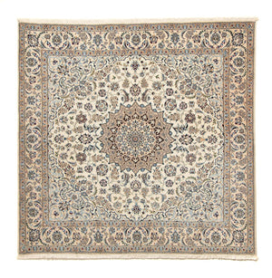 Dywan perski - Nain - Królewski kwadratowy  - 202 x 201 cm - beżowy