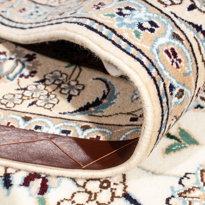 Dywan perski - Nain - Królewski kwadratowy  - 202 x 201 cm - beżowy