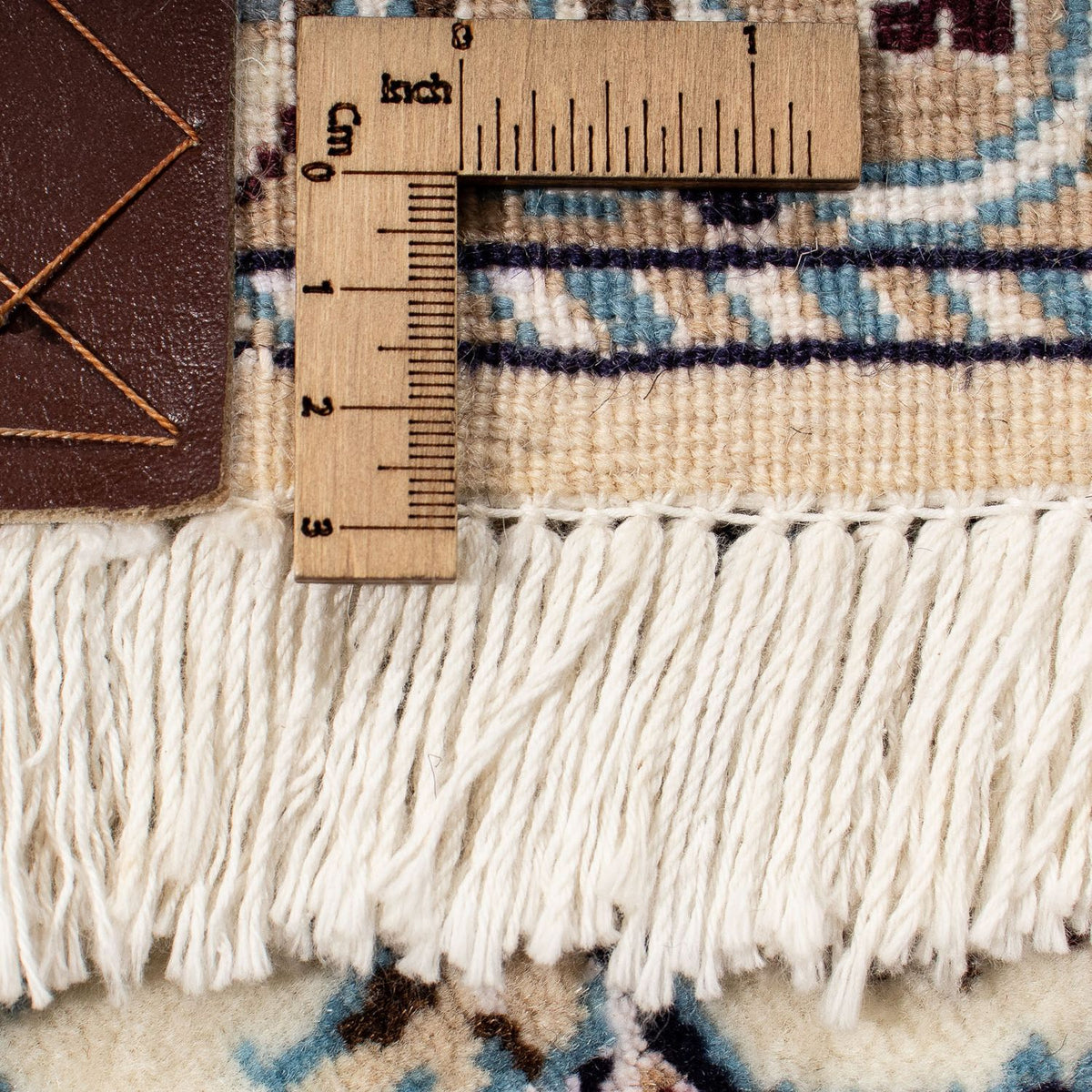 Dywan perski - Nain - Królewski kwadratowy  - 202 x 201 cm - beżowy