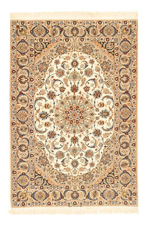 Dywan perski - Isfahan - Premium - 163 x 111 cm - beżowy