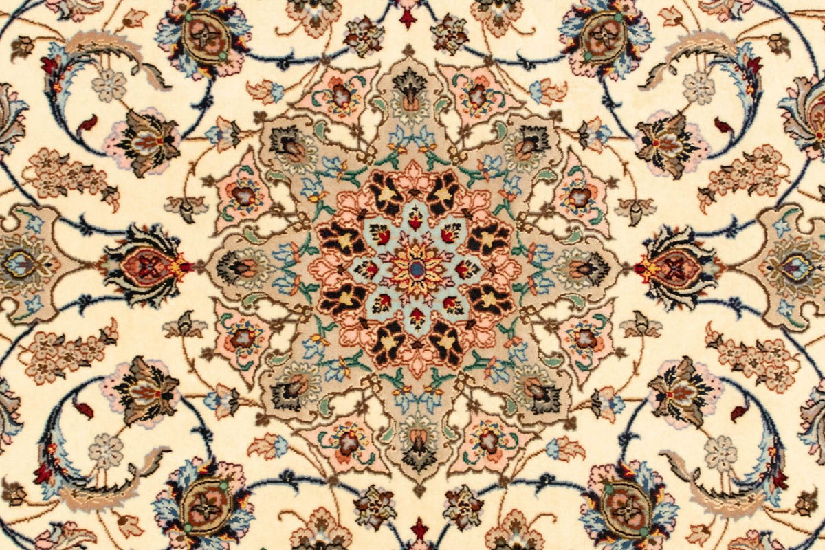 Dywan perski - Isfahan - Premium - 163 x 111 cm - beżowy