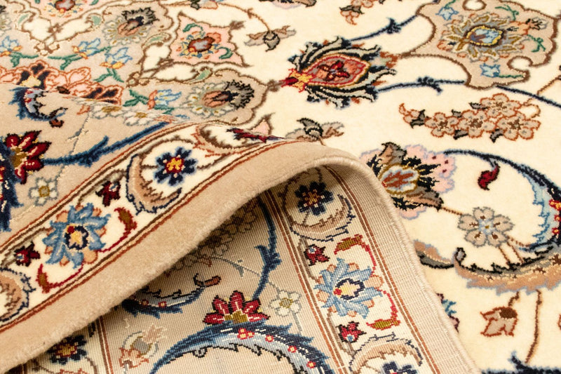 Dywan perski - Isfahan - Premium - 163 x 111 cm - beżowy