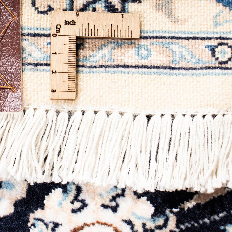 Biegacz Dywan perski - Nain - Królewski - 295 x 78 cm - ciemnoniebieski