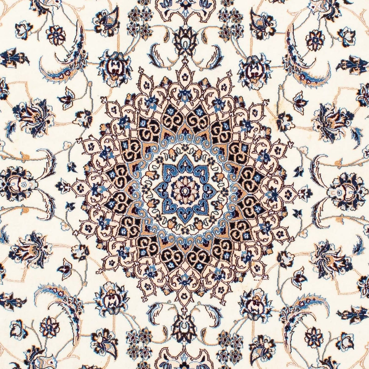 Dywan perski - Nain - Premium - 209 x 130 cm - beżowy