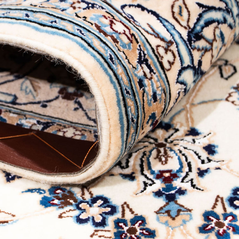 Dywan perski - Nain - Premium - 209 x 130 cm - beżowy