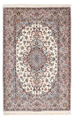Dywan perski - Isfahan - Premium - 201 x 130 cm - beżowy