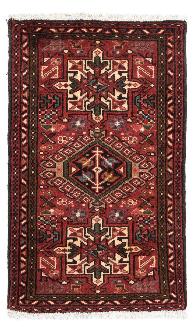 Perski dywan - Nomadyczny - 105 x 66 cm - ciemna czerwień