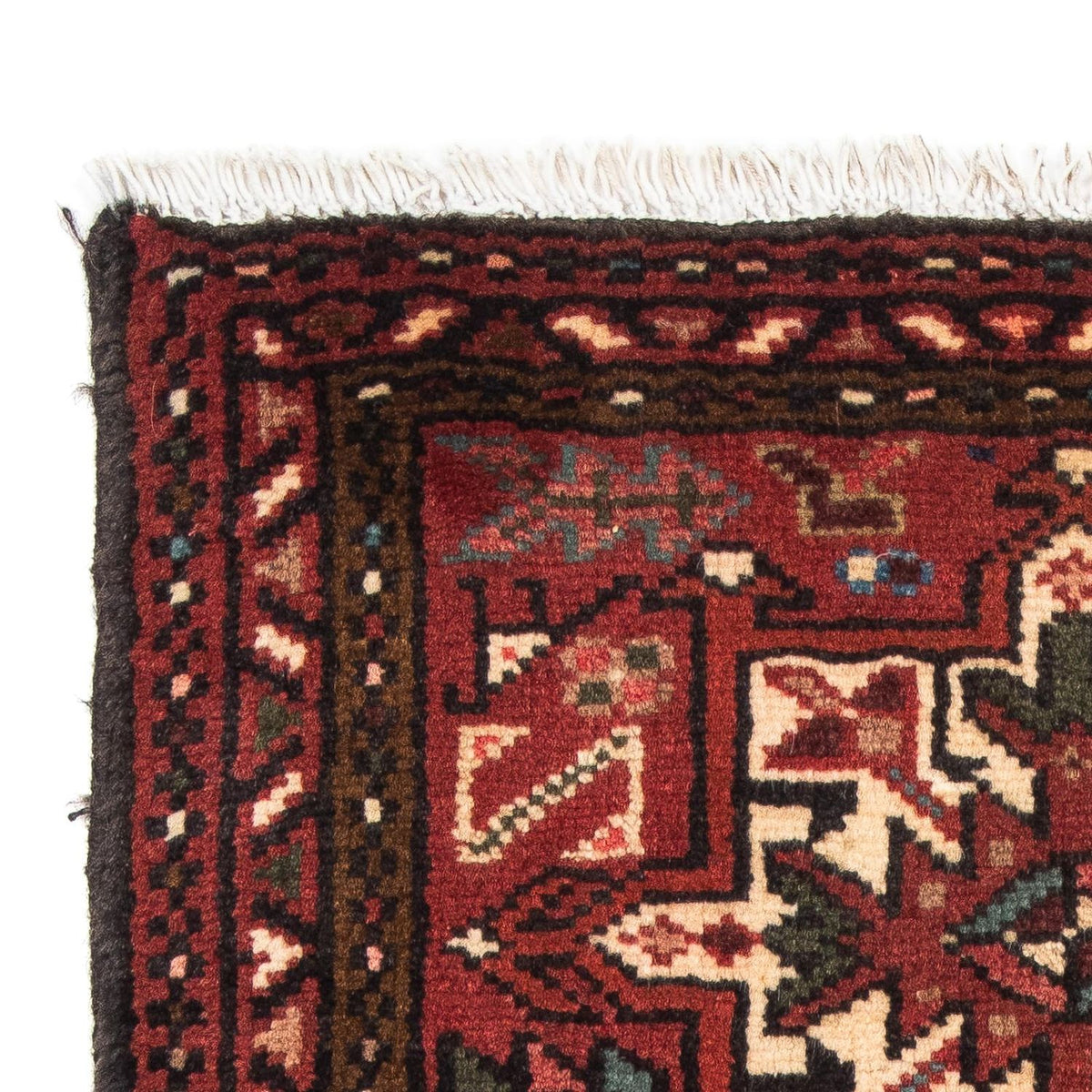 Perski dywan - Nomadyczny - 105 x 66 cm - ciemna czerwień