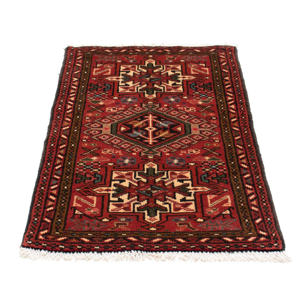 Perski dywan - Nomadyczny - 105 x 66 cm - ciemna czerwień