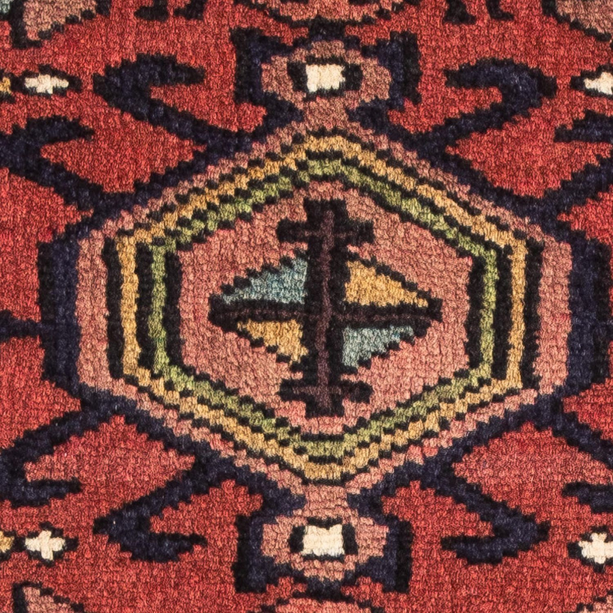 Perski dywan - Nomadyczny - 105 x 65 cm - ciemna czerwień